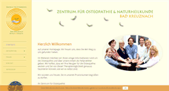 Desktop Screenshot of osteoforhealth.de